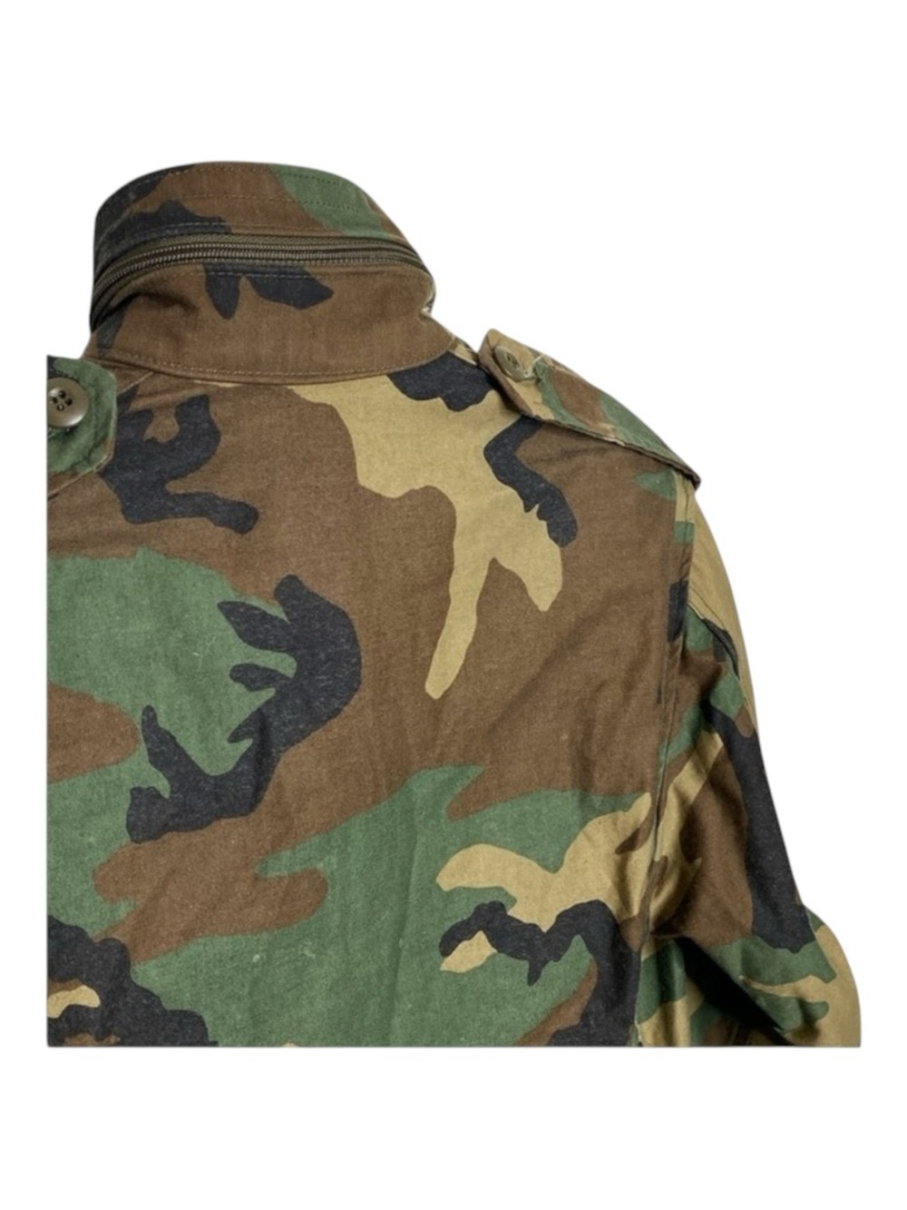 Vintage: Golden Mfg ☮︎︎ Military M65 Field Chore Jacket ☮︎︎ Army Camo Green ☮︎︎ - Picture 10 of 16